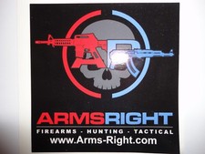 Arms Right Cartruck Decal - Supports Hunting Nra Shooting Sports Arms Right Cartruck Decal - Supports Hunting Nra Shooting Sports