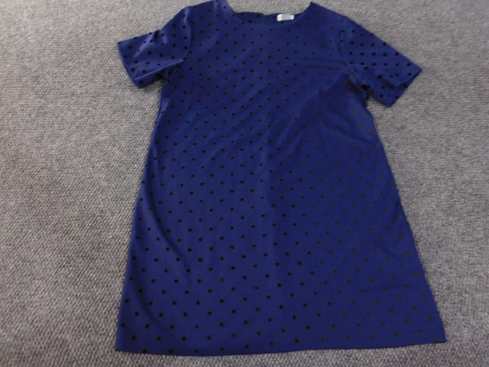 Vestido Old Navy Grande Púrpura Cremallera Mujer Línea A Lunares Poliéster Foto 3 de 4