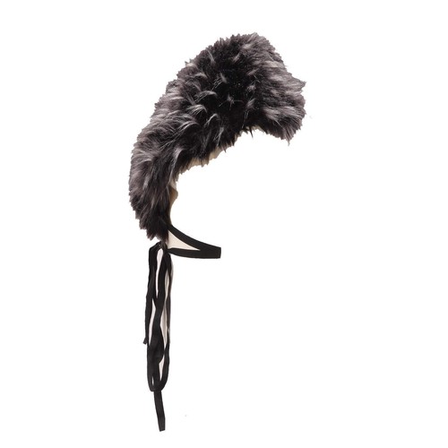 6137AG collo eco-pelliccia donna SEXY WOMAN black eco-fur collar woman - Picture 3 of 4