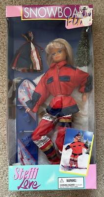Simba Steffi Love Snowboard Fun Doll 90s Vintage  , New, Barbie Size