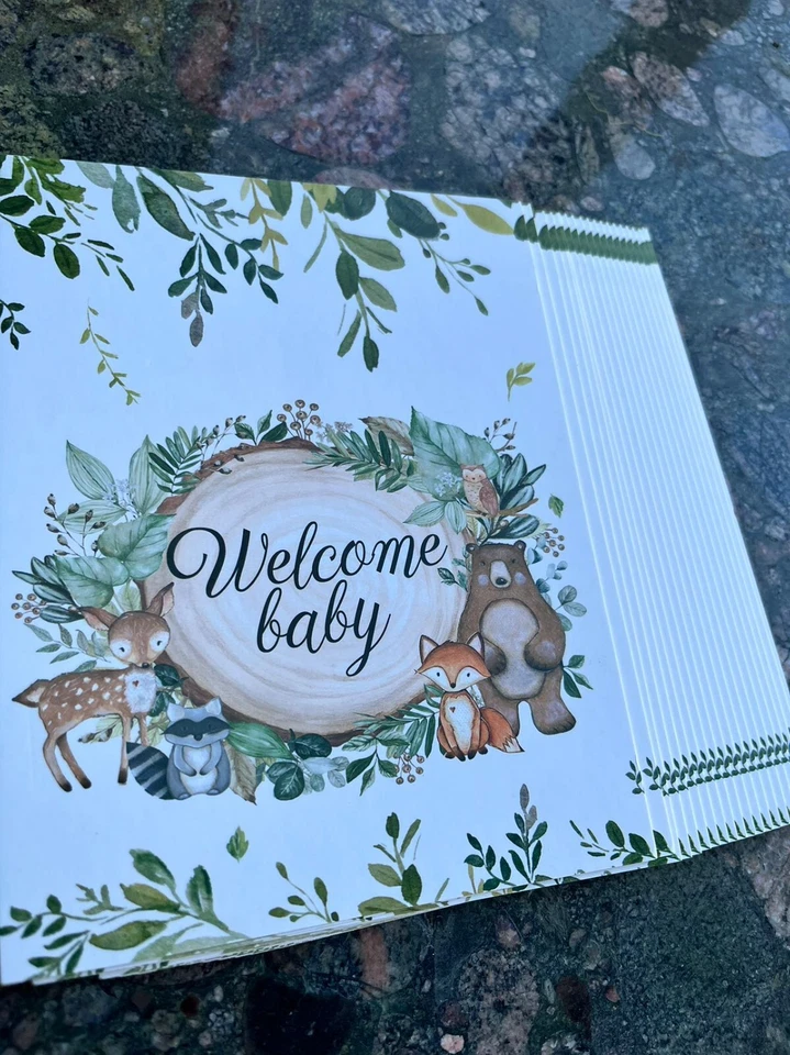20x Woodland Baby Shower Invitation Deer Boy Girl Baby Shower Fox Raccoon Invite - Image 2 of 4