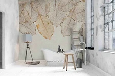 3D Vein Leaves  Self-adhesive Removeable Wallpaper Wall Mural Sticker 46