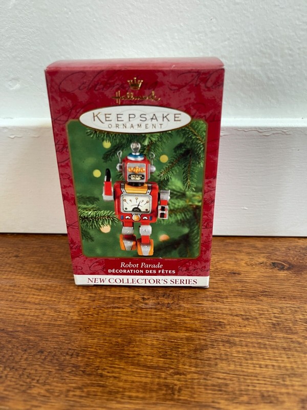 2000 Hallmark Keepsake Christmas Ornament -  Robot Parade #1