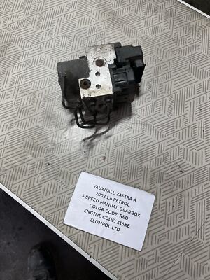 Vauxhall Zafira A 2002 1.6 Petrol ABS Brake Pump 0273004362