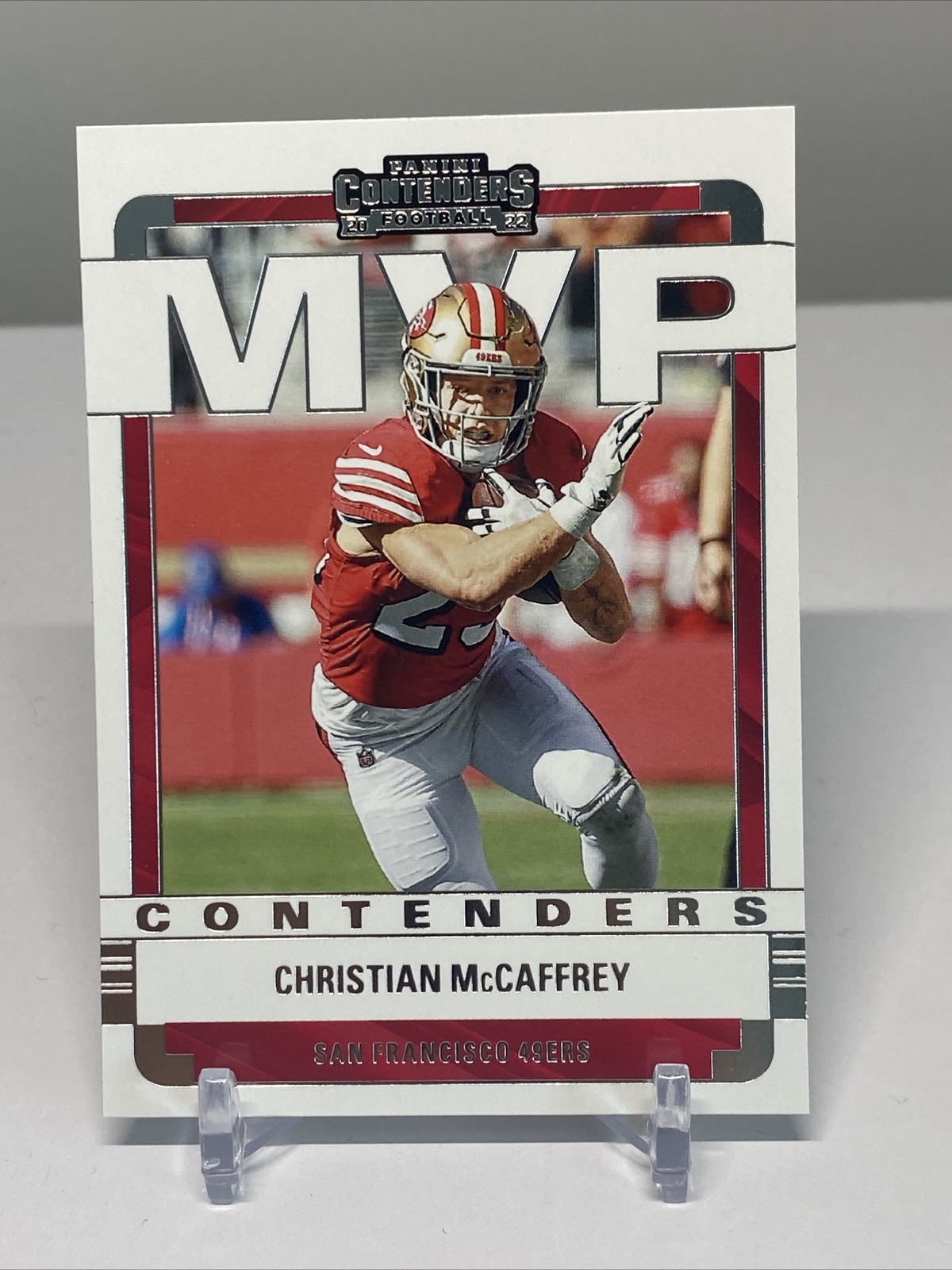 2022 Panini Contenders #MVP-CMC Christian McCaffrey MVP 49ers