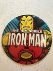 iron man tin metal sign retro classic marvel comics