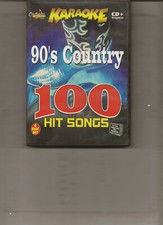 Karaoke CHARTBUSTER ESP45 KARAOKE 6 CD G DISC SET 90's COUNTRY 100 SONGS