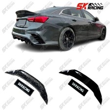 For Chevrolet Malibu 2016-25 Carbon Fiber/Gloss Black Rear Duckbill Spoiler Wing