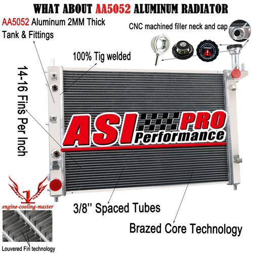 OE Style Aluminum Core Radiator For 2007-2017 Chevy Traverse & GMC Acadia – 1 Row, Direct Fit, PM Performotor 63532PM