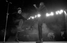 Rappers Kid and Play of Kid-N-Play performs at Kemper Arena in Kan- Old Photo 7