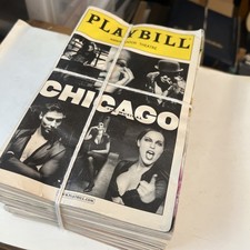 Broadway's CHICAGO June 2005 Playbill Huey Lewis Ambassador Theater  BUNDLE (25)