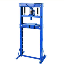 Garvee 12 Ton Hydraulic Press Heavy Duty H-frame Floor Shop Press With Adjustabl