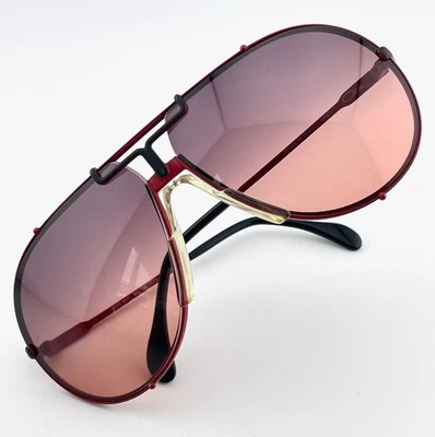 vintage CAZAL 901 col 330 red black sunglasses W.Germany MEDIUM 902 TARGA - Bild 1 von 4