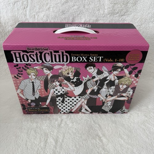 Ouran High School Host Club Manga Box Set Vol. 1-18 - With Memo Pad - MINT