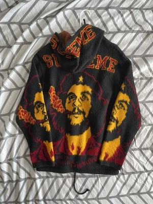 Supreme Che Hooded Zip Up Sweater Sz M 100 % Authentic | eBay