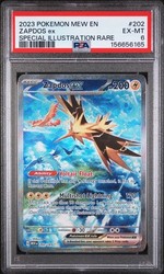 Zapdos ex 202/165 Scarlet & Violet 151 Special Illustration Rare