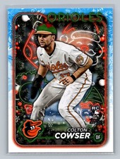 2024 Topps Holiday Colton Cowser #H170 Image Variation Elf Hat RC Orioles