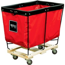 Royal Basket Trucks174; Elevated Basket Truck 3 Bu Red Vinyl Wood Base All