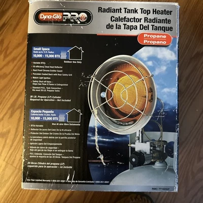 Dyna-Glo TT15CDGP 15,000 Liquid Propane Tank Top Heater - CSA - Image 1 of 4