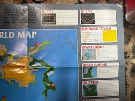 Final Fantasy NES Game World Map Dungeon Maps Enemy Chart Posters Lot 2 NICE!