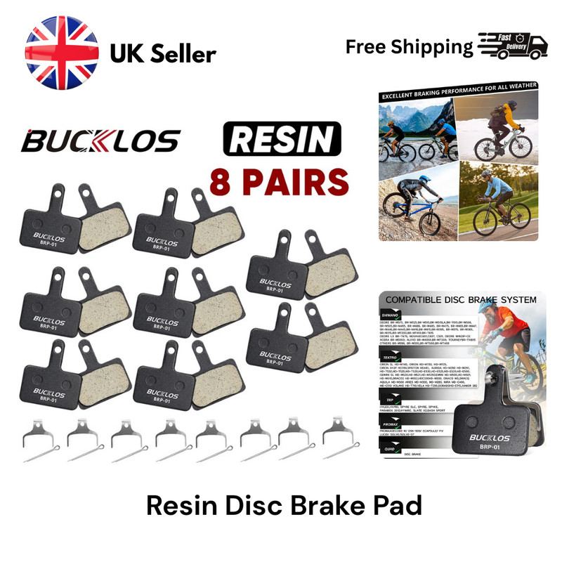 NT-BP004 Disc Brake Pads compatible with Shimano BR MT200 MT400 MT410 MT500