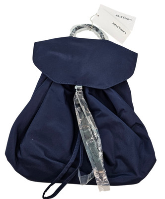 Lancaster Dune Basic Bag A Back Backpack Strappy Folded 519-06-Bleu-Fonce Blue