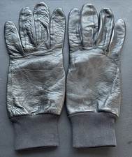 Combat GS Męskie czarne skórzane rękawiczki - Bardzo miękka skóra - Rozmiar: 9