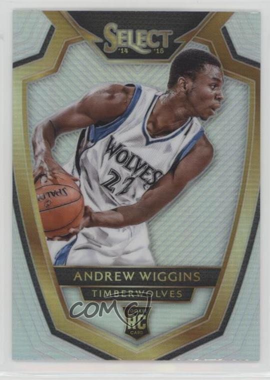 2014-15 Panini Select Premier Level Silver Prizm Andrew Wiggins #120 0c2