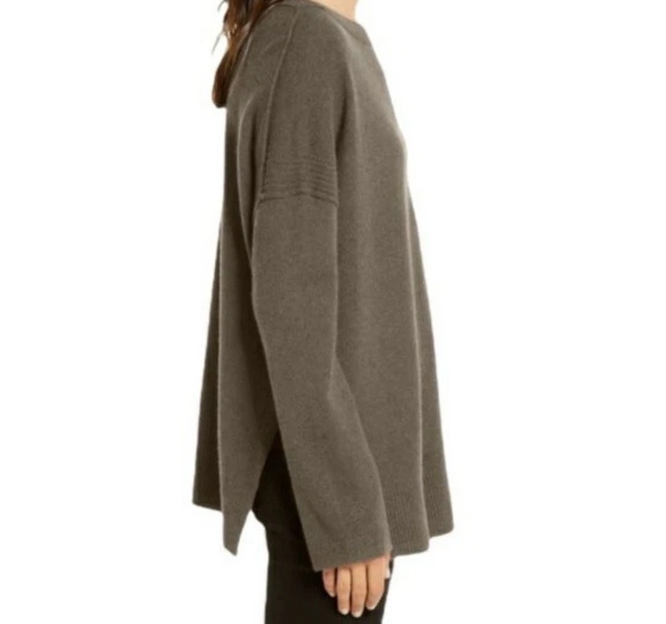 AllSaints Sweater Women Xsmall Brown Tara Jumper Cashmere Wool Blend Pullover - Image 2 of 4