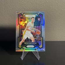 2023-24 Panini Prizm #287 Colin Castleton Silver Prizm RC Rookie LAKERS