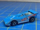 Vintage 1973 Hot Wheels Flying Colors BW Blue American Flag Victory Race Car #9