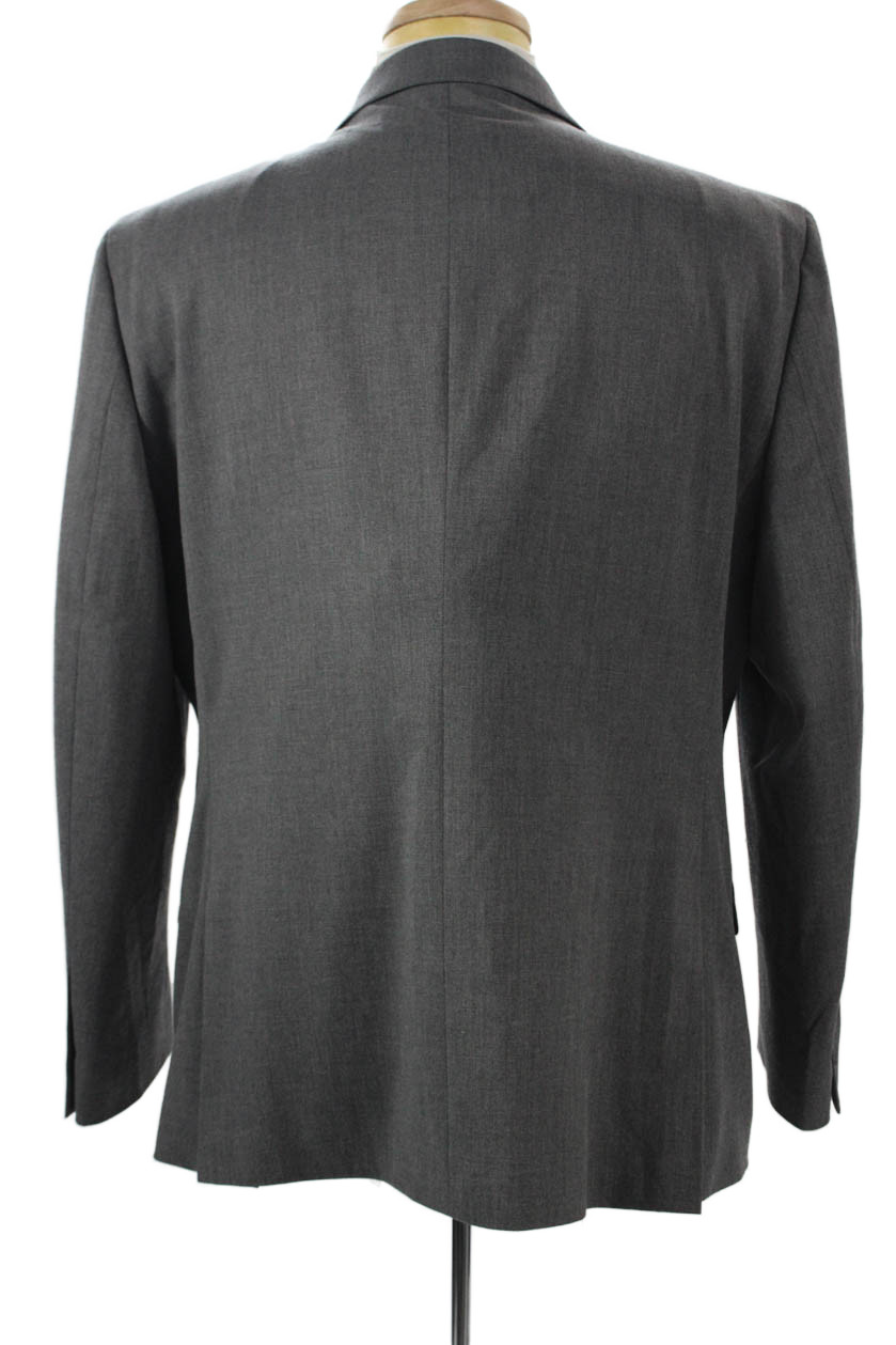 Nautica Mens Gray Solid Collared Button Suit Jack… - image 4