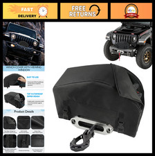 Heavy-Duty Waterproof Winch Cover with Zipper for 8000-13500LBS - 900D Material