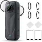 K&F CONCEPT Insta360 X5 Lens Guards Tempered Optical Glass Lens Protector Cover