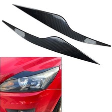 Eyelids Headlight Eyebrows Trim Fit For Ford Focus Mk2 C307 2008-2010