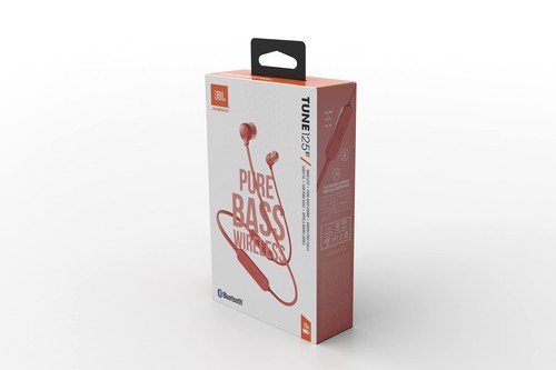 JBL TUNE125BT Bluetooth Earphones Multipoint Support 2 Coral JBLT125BTCOR - Picture 6 of 6