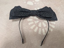 Preview of Moi meme Moitie Black Ribbon Headband