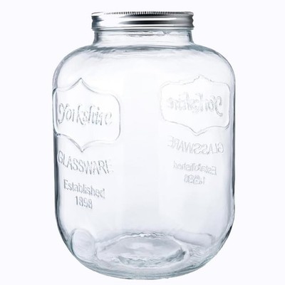 1.5 Gallons Large Size Glass Jar With Mouth Canning Jar Kitchen Storage Jar Cook