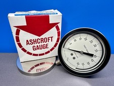 ASHCROFT TEST GAUGE 3 1/2 TYPE 1084S PSI 0-60 1/4 NPT LOWER  COVER 1KA26262-005
