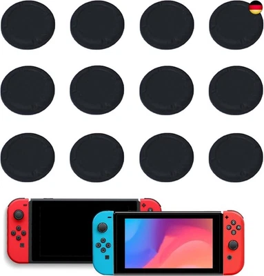 GUTERTOP 12 Stück Silikon Joystick Kappen für Nintendo Switch, Joystick Kappen für Sw