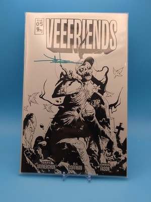 VeeFriends Comic Issue 5 Jae Lee Auto Black And White LE