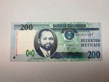 Mozambique 200 Meticais 2011 Excellent Condition Foreign Currency World Money