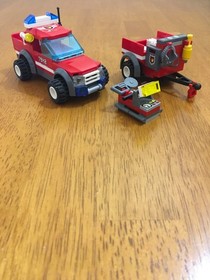 LEGO CITY 7942 OFF-ROAD FIRE RESCUE 100% Complete correct minifig  no box manual
