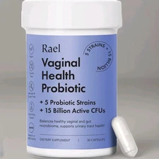 Rael Probiotics for Women, Vaginal Immune Health, Yeast & Flora Support, 30 Caps