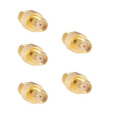 5pcs Antenna Adapter SMA Female to SMA Female Connector SMA Coupler Barrel Ad...