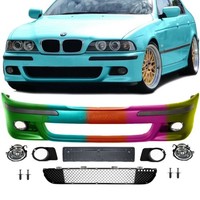 Sport StoßStange Vorne Ohne Pdc/Sra Lackiert + Nebel Set Passt FüR BMW E39 +Abe