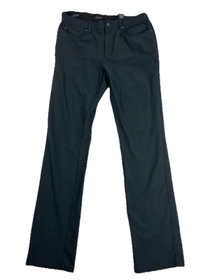 #ad #ad Greg Norman Men’s Golf Pants Shark Logo Black Stretch Performance 34x34 $14.87