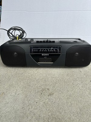 Sony CFS-201 Boombox - CASSETTE PLAYER NOT WORKING READ Parts Repair Or Prop