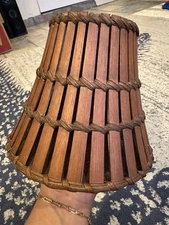 Boho Bamboo Style Lamp Shade