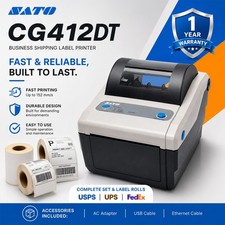 1 YEAR WARRANTY Business 4x6 Shipping Label P...
